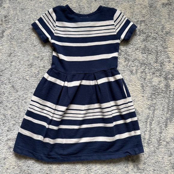 Crewcuts Other - Crewcuts Navy striped short sleeve dress - girls size 6